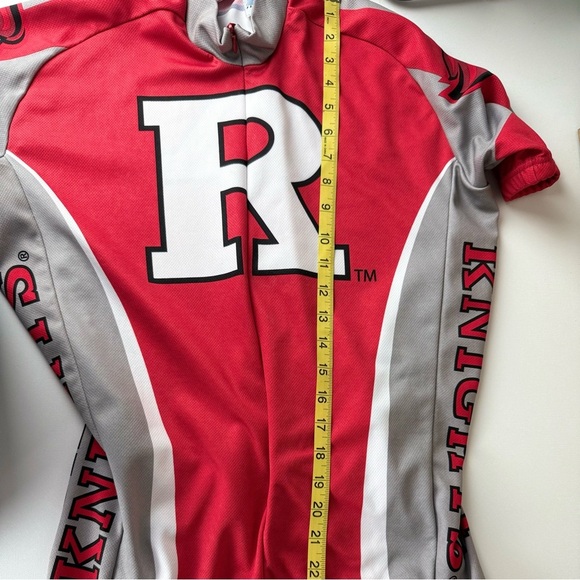 Adrenaline Men’s Red and Gray Cycling Jersey with 'R' Logo Size M - Picture 9 of 11